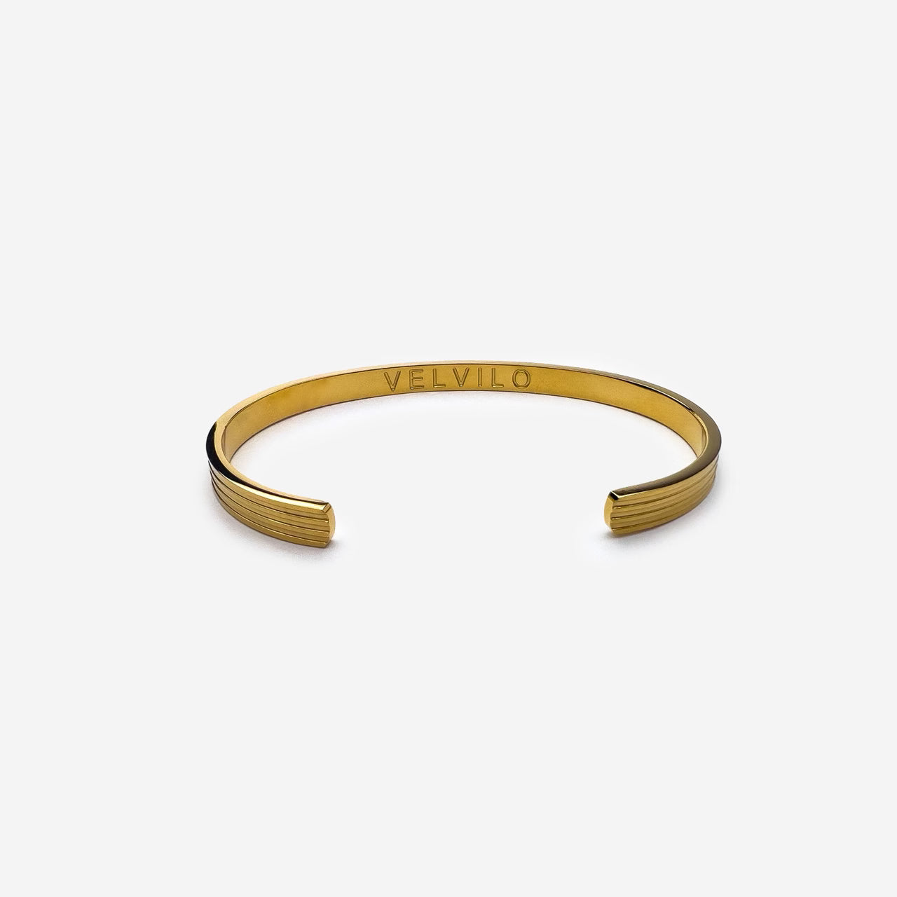 Striped Men's Bracelet Gold - Velvilo