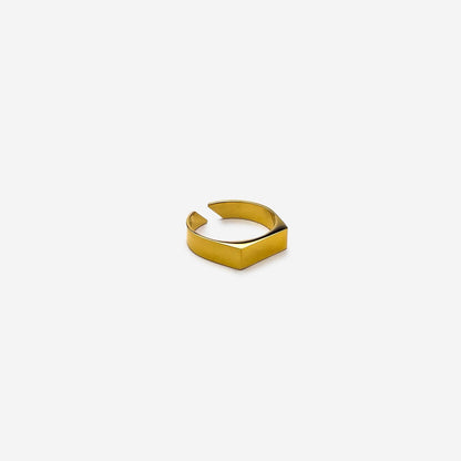 Signet Unisize Ring Gold - Velvilo